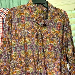 Men’s Paisley Designer Dress Shirt